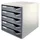 Ladenbox Leitz 5280 5 Laden Grijs