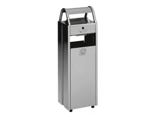 Combi-Asbak 8/60 liter Zilver 960x480x250 Overkapping Verzinkt Zilver - 2