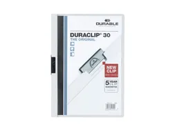 Klemmap Durable Duraclip A4 3mm 30 vellen wit