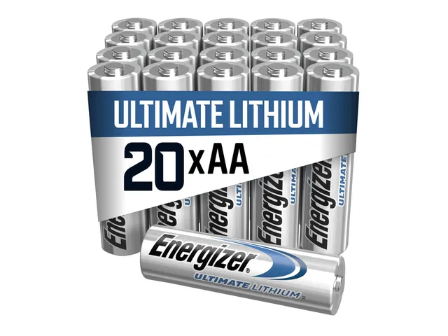 Batterij Energizer Ultimate Lithium 20x AA