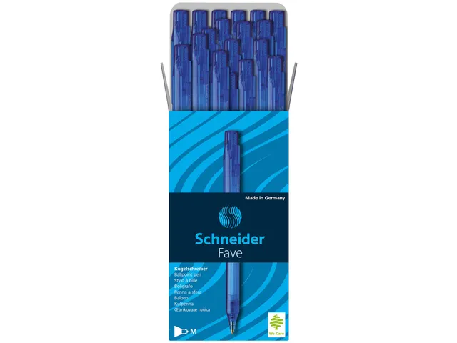 Balpen Schneider Fave medium blauw