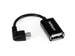 Câble adaptateur Micro USB angle droit vers USB Host OTG M/F 12cm