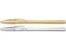 Balpen BIC Cristal medium goud en zilver