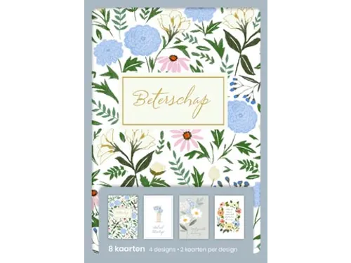 Hallmark Wenskaarten Beterschap 8 Stuks Assorti