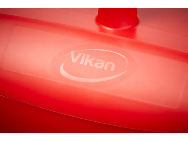 Vikan Hygiene stofblik + veger combinatieset alu steel 840mm Rood