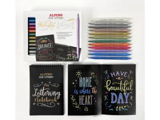 Color Experience Metallic Lettering dualmarkers set van 12 stiften - 2