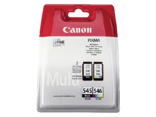 Canon PG-545 & CL-546 Inktcartridges Zwart + Kleur Set - 1