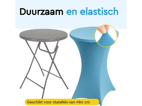 BRASQ Statafelrok Lichtblauw 80cm
