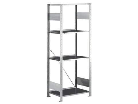 Inhaakstelling Aanslagrand Basisveld 1850x750x300mm 4legborden