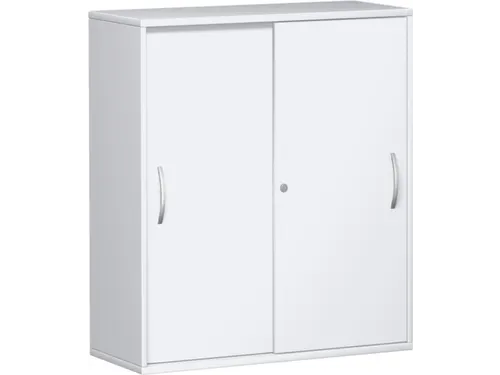 schuifdeurkast,HxBxD 1150x1000x430mm,decor romp wit,decor front wit