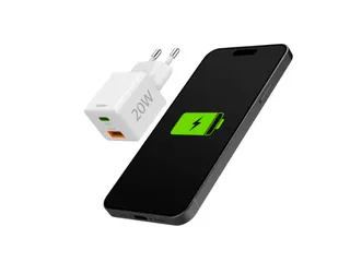 Oplader Hama USB-C/USB-A Mini PD 20W wit - 11