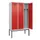 locker voor scheiding van kleding,HxBxD 2120x1200x500mm,3vak