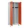 locker voor scheiding van kleding,HxBxD 1950x800x500mm,2vak