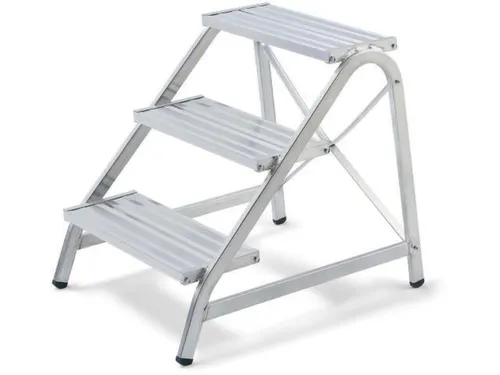 trap,bordes H 700mm,3trede(n),aluminium