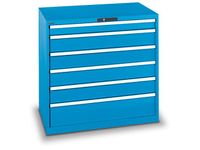 Ladenkast Code 1000x1023x725mm 6laden 75kg Ral5012