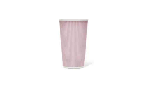 Beker porselein Les Artistes Paris 450ml met siliconen grip Roze