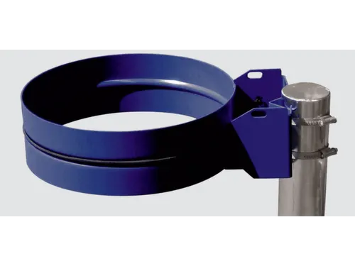 Afvalverzamelaar Voor 120 liter-Zakken Wand Plaatstaal Blauw