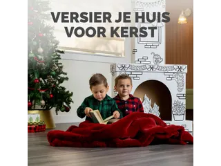 Kartonnen Openhaard XL Bankers Box Play inkleurbaar - 7