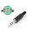 Mannelijke 6.35mm Stereo Jack Plastic Zwart