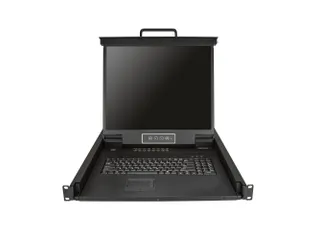16-poorts KVM rack console met 19 inch LCD scherm 1U LCD KVM console - 2