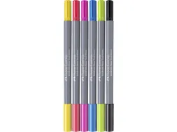 Duo aquarelmarker Goldfaber etui 6 stuks