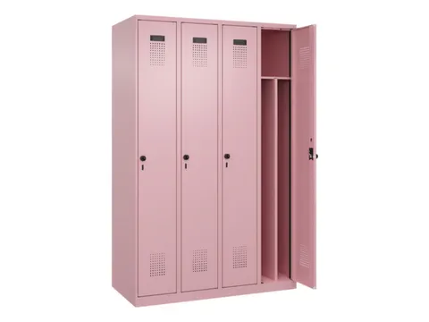 locker voor scheiding van kleding,HxBxD 1850x1200x500mm,4vak