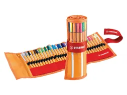 Fineliner Stabilo Point 88 0.4mm 30stuks Assorti Rollerset