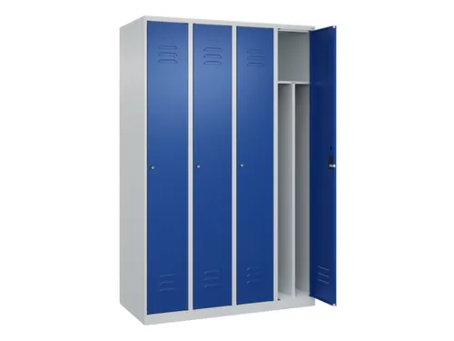 locker voor scheiding van kleding,HxBxD 1850x1200x500mm,4vak