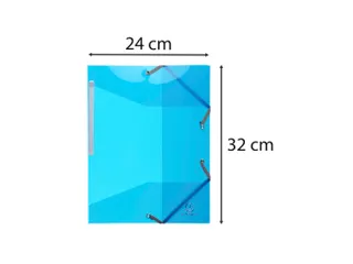 Iderama Elastomap A4 3 Kleppen Polypropyleen Assorti Kleuren - 31