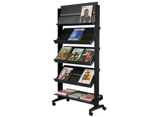 Mobiele Folderhouder Zwart - 1