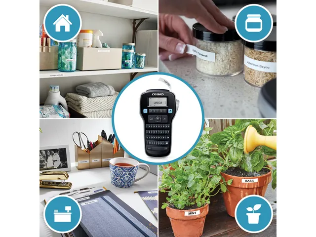 Etiqueteuse Dymo LabelManager 160 portable azerty 12mm valuepack