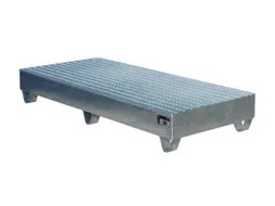 Systeem-Opvangbak 3x200l Opvang 202l 275x 1800x 800mm Rooster
