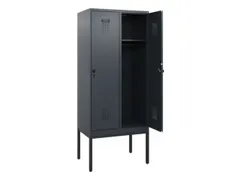 schoollocker,HxBxD 1950x800x500mm,2vak,vak B 400mm,draaigrendel