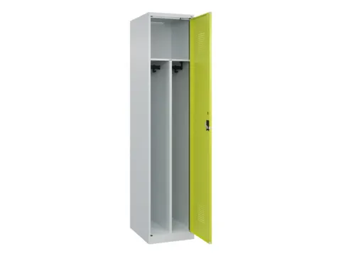 locker voor scheiding van kleding,HxBxD 1850x400x500mm,1vak
