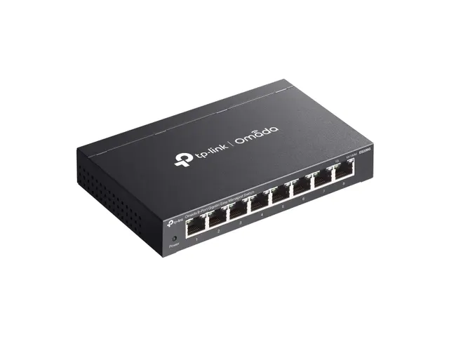 TP-Link Omada ES208G, Managed, L2, Gigabit Ethernet (10/100/1000), Oph