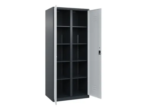 wasgoedverdeelkast,HxBxD 1850x800x500mm,vak B 400mm,draaigrendel