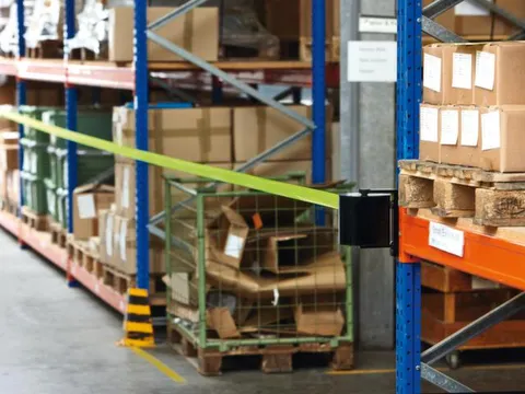 Sjorbandsysteem Band L 22M Behuizing Zwart Rood