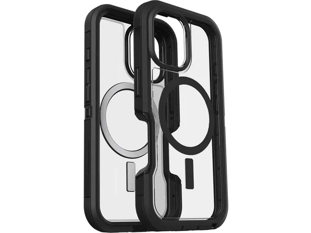 Defender XT Clear iPhone 16 Hoesje Dark side