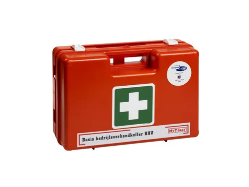 My-T-Gear basis verbandkoffer met wandhouder, oranje, per stuk