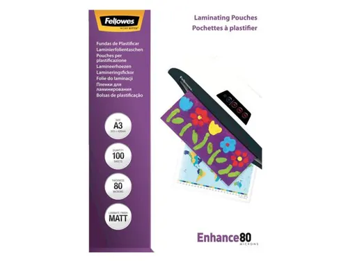 Lamineerhoes Fellowes A3 Mat 80 Micron
