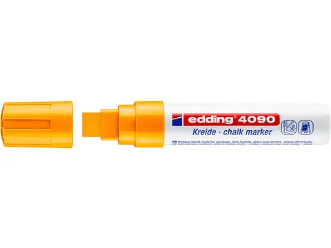 Krijtstift edding 4090 window blok 4-15mm neon oranje