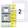 Avery Zweckform 8002 Voorbedrukte positioneeretiketten 160x120mm 10 st