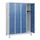 schoollocker,HxBxD 1630x1200x500mm,4vak,vak B 300mm,cil.-slot,voeten