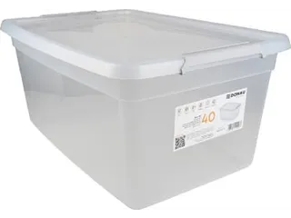 Opbergdoos 40 Liter Transparant - 1