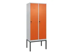 locker,HxBxD 2120x800x500mm,2vak,vak B 400mm,draaigrendel