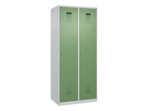 locker voor scheiding van kleding,HxBxD 1850x800x500mm,2vak