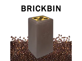 Circulaire Bekerbak BrickBin gerecycled koffiedik Cups 65 Liter - 3