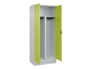PBM-locker,HxBxD 1950x800x500mm,2vak,vak B 400mm,draaigrendel - 2