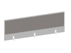 baliepaneel bureau aanbouw achter MP-lichtgrijs BN8078-grijs 1400mm