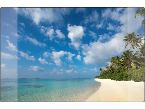 Bureauonderlegger Kangaro PP 38x58cm dessin strand